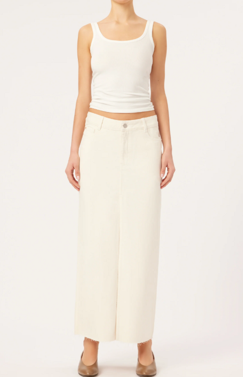 絶対的な信頼 Asra Maxi Louisville of Monkee's - Ecru in Skirt スカート